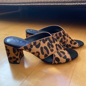 Cheetah print mini heel
